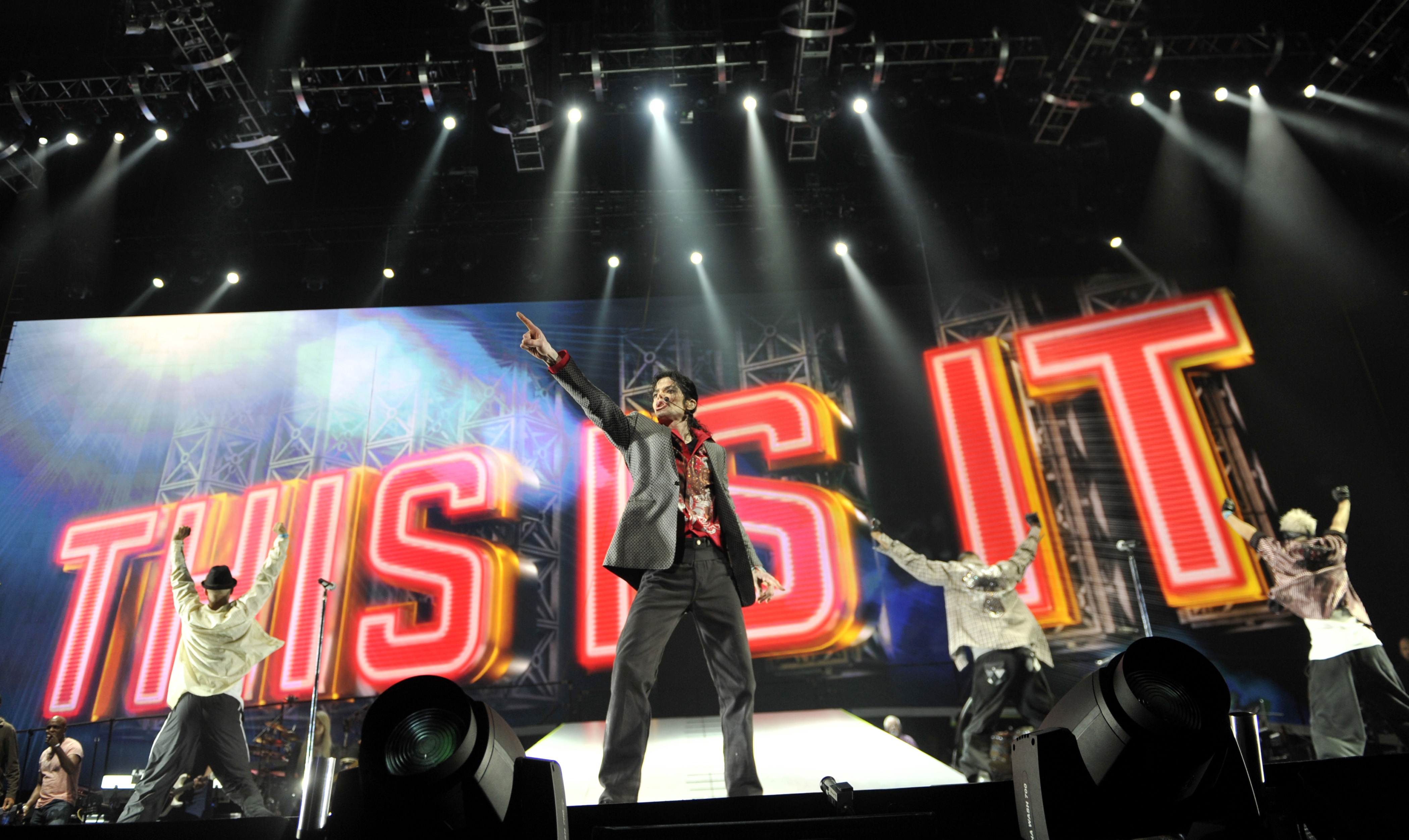 Michael Jackson’s last show rehearsal at STAPLES Center on June 23, 2009 in Los Angeles, California.