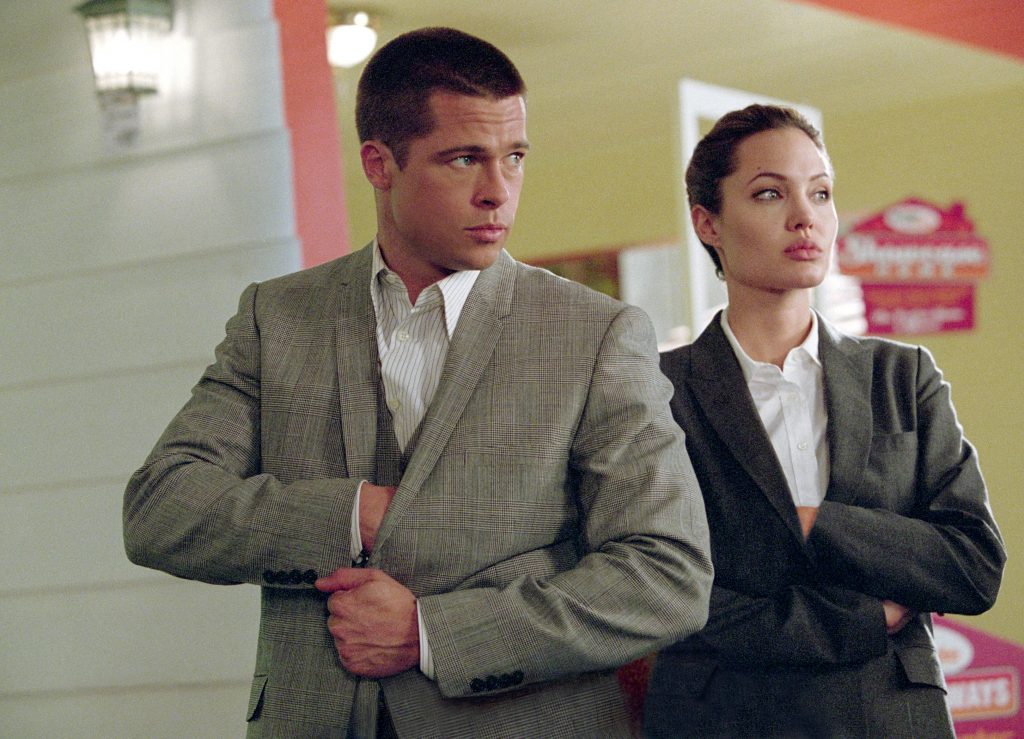 Brad Pitt ja Angelina Jolie elokuvassa Mr & Mrs Smith   Kuva: Stephen Vaughn / SMPSP   