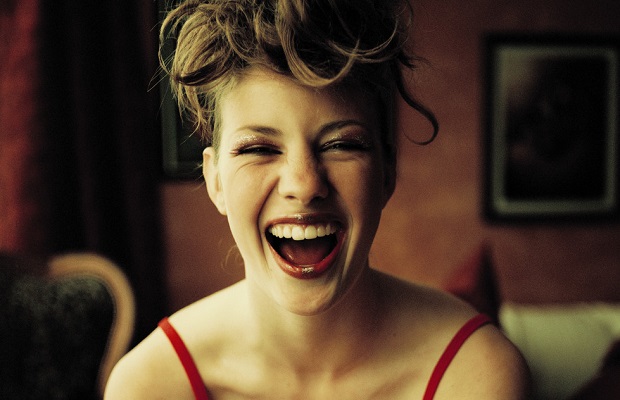 Stylish Young Woman Laughing