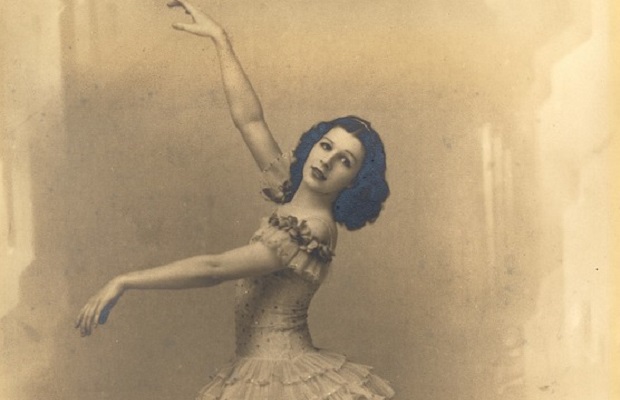 nainen ballerina retro crop