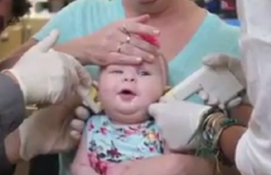 lapsen korvalävistykset