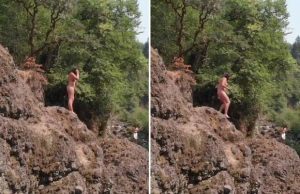 nainen-alkoholi-kallion-reuna