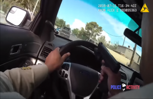 PoliceActivity tuulilasin läpi