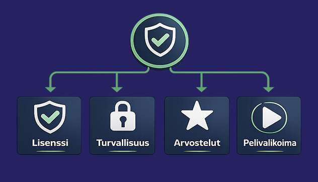 Parhaat nettikasinot lisenssi turvallisuus arvostelut ja pelivalikoima